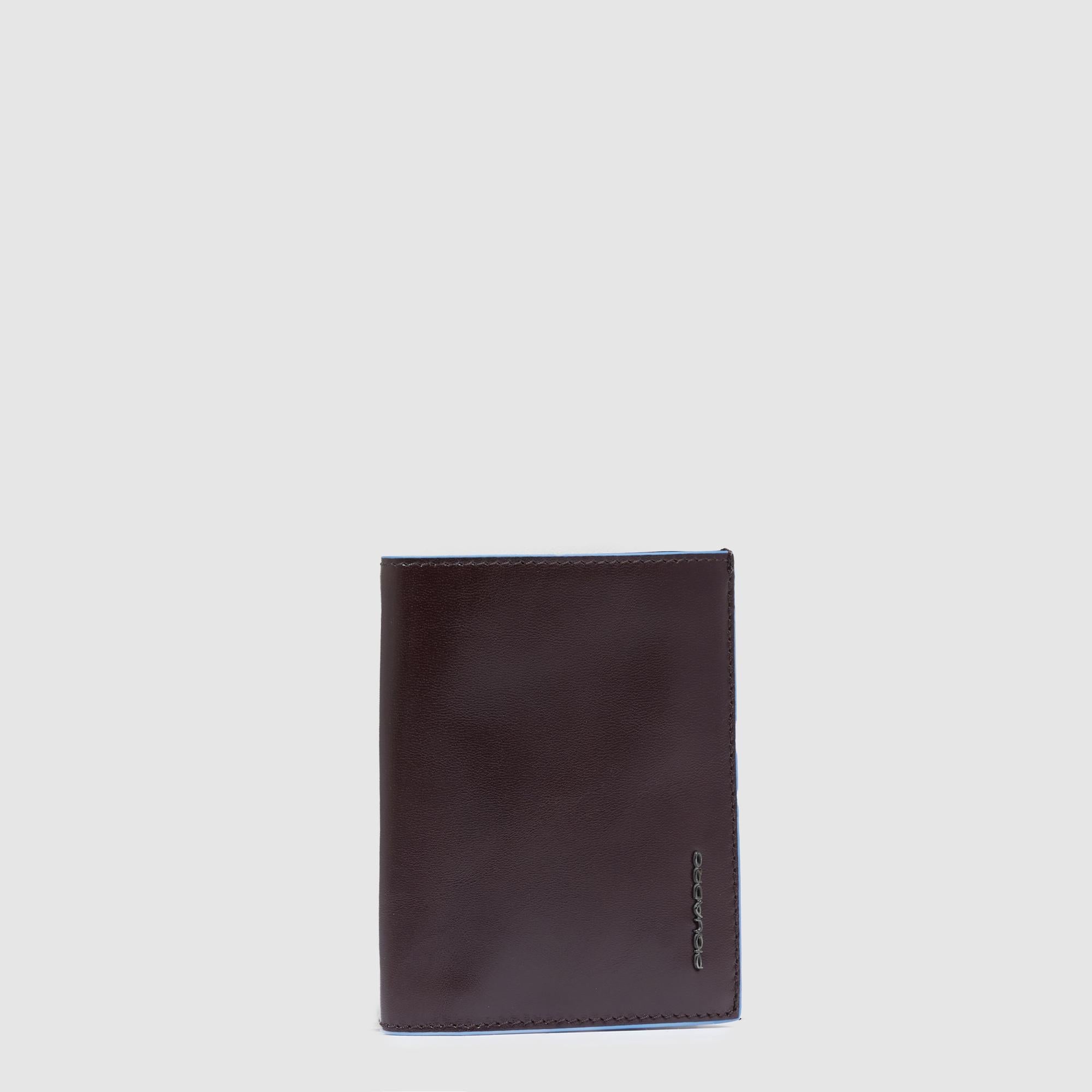 Piquadro Blue Square Geldbörse Herren Hochformat Leder