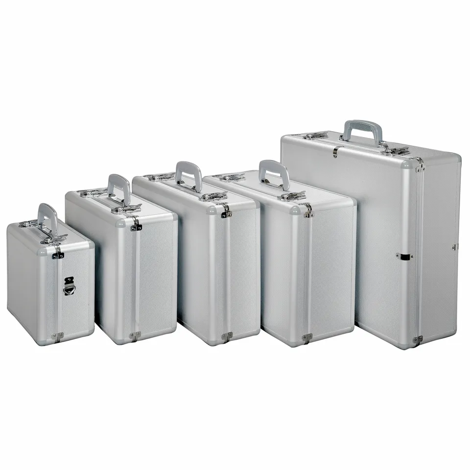 Lightpak Stratos III Multifunktions-Koffer Silber Aluminium