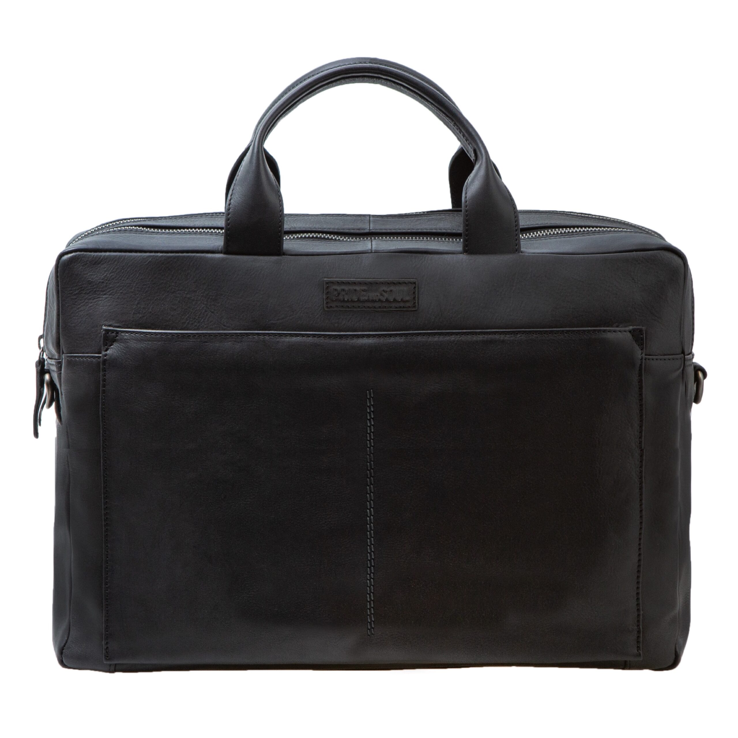 Lightpak Nomad Businesstasche schwarz Leder Laptopfach