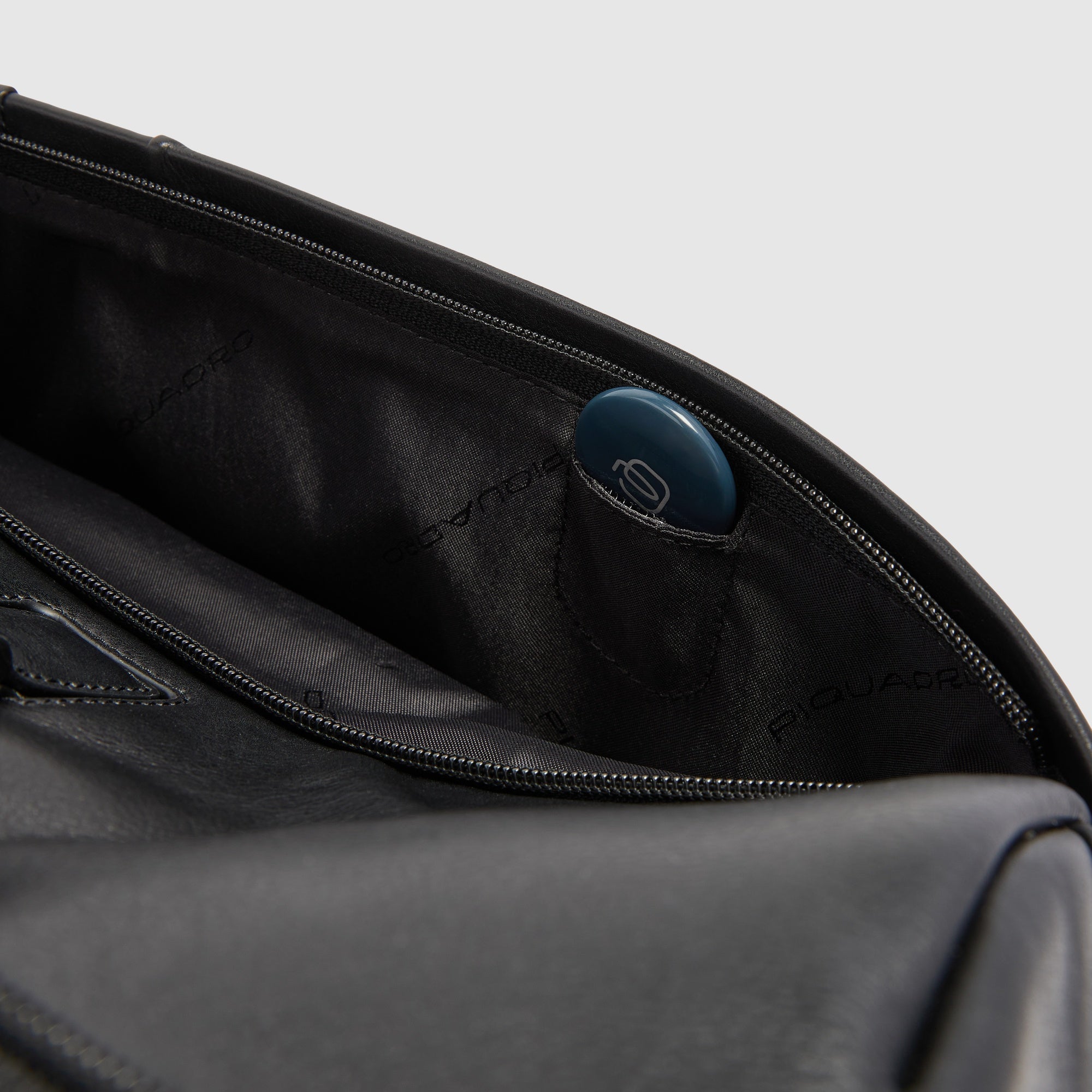 Piquadro Rover Reisetasche Weekender Leder Schwarz Herren