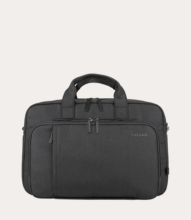Tucano Flash 15,6 Zoll Laptoptasche Schwarz Recycling