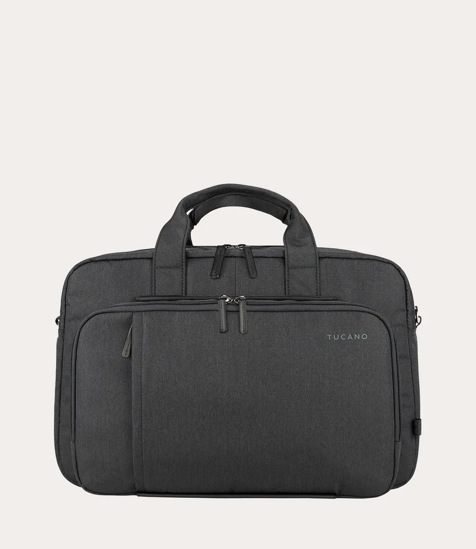 Tucano Flash 15,6 Zoll Laptoptasche Schwarz Recycling