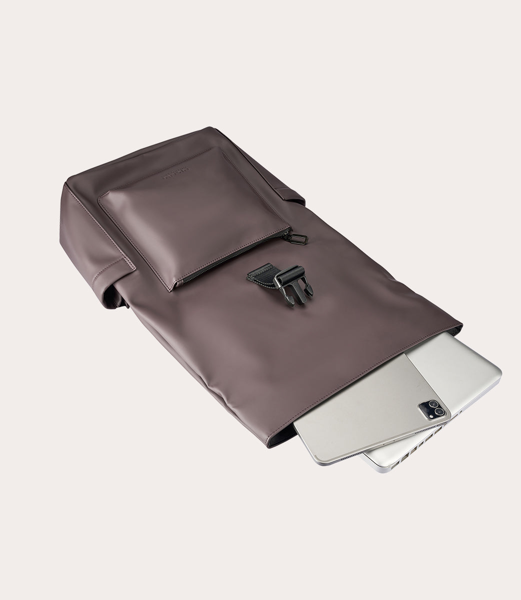 Tucano Gommo Rolltop 14 Zoll Rucksack Schwarz wasserdicht