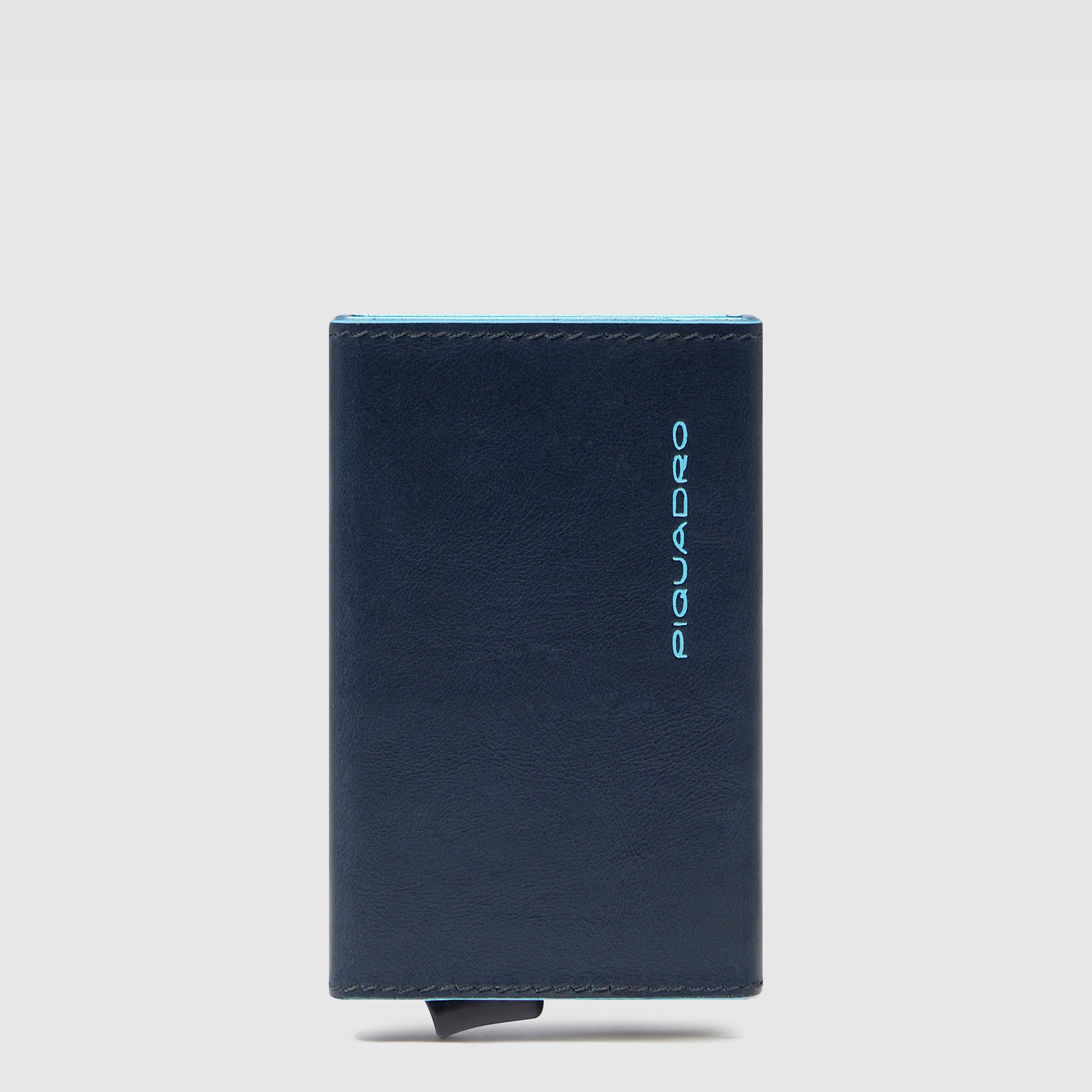 Piquadro Black Square Kreditkartenetui Sliding RFID schwarz