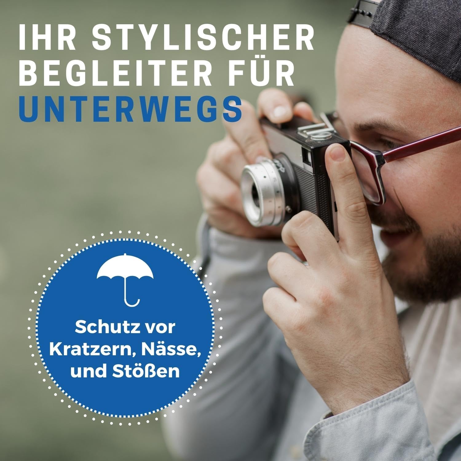 Pedea Kamera-Zubehör Hardcase Kameratasche 11x7x3 Lila