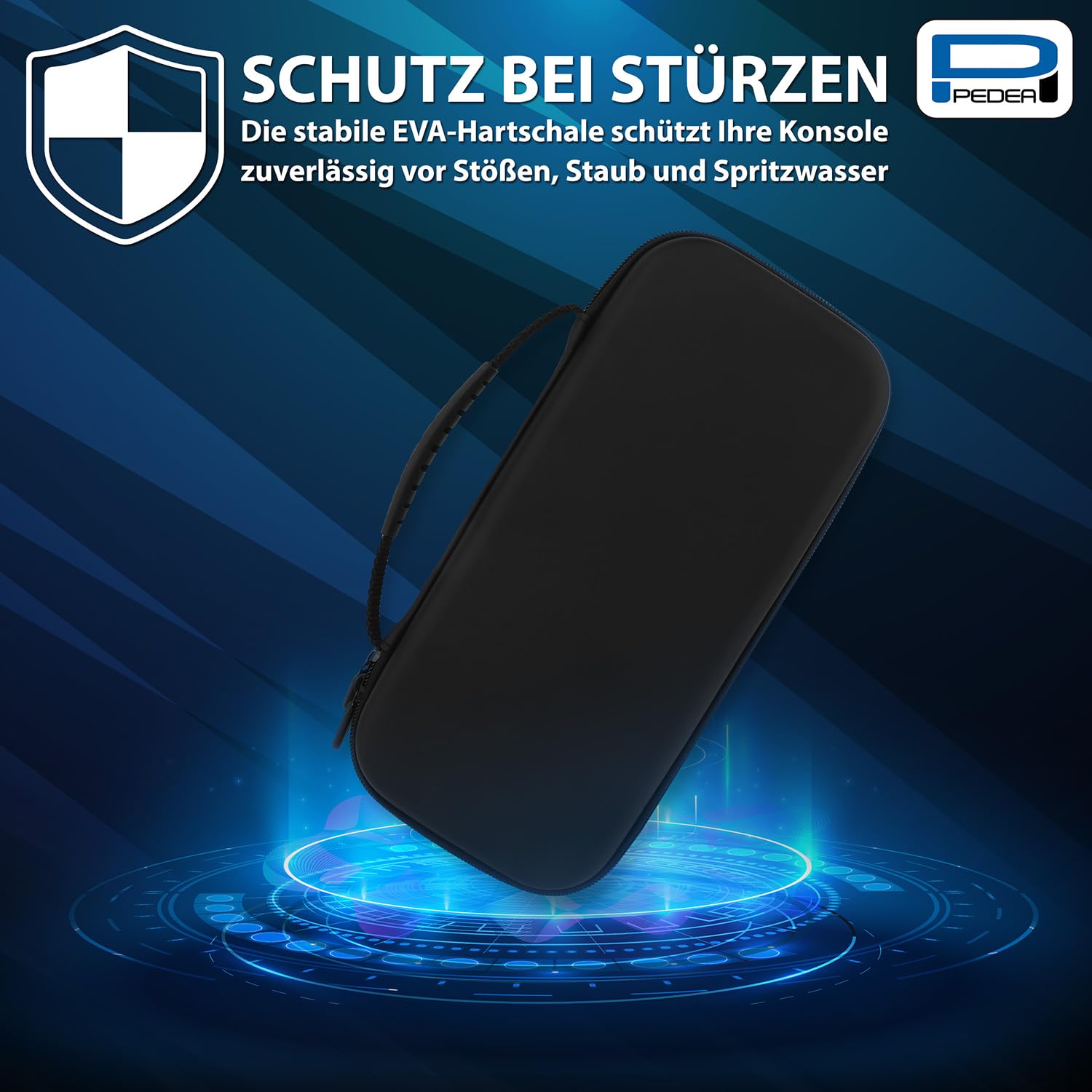 Pedea Tablet-Zubehör Switch 2 Tasche schwarz stoßfest