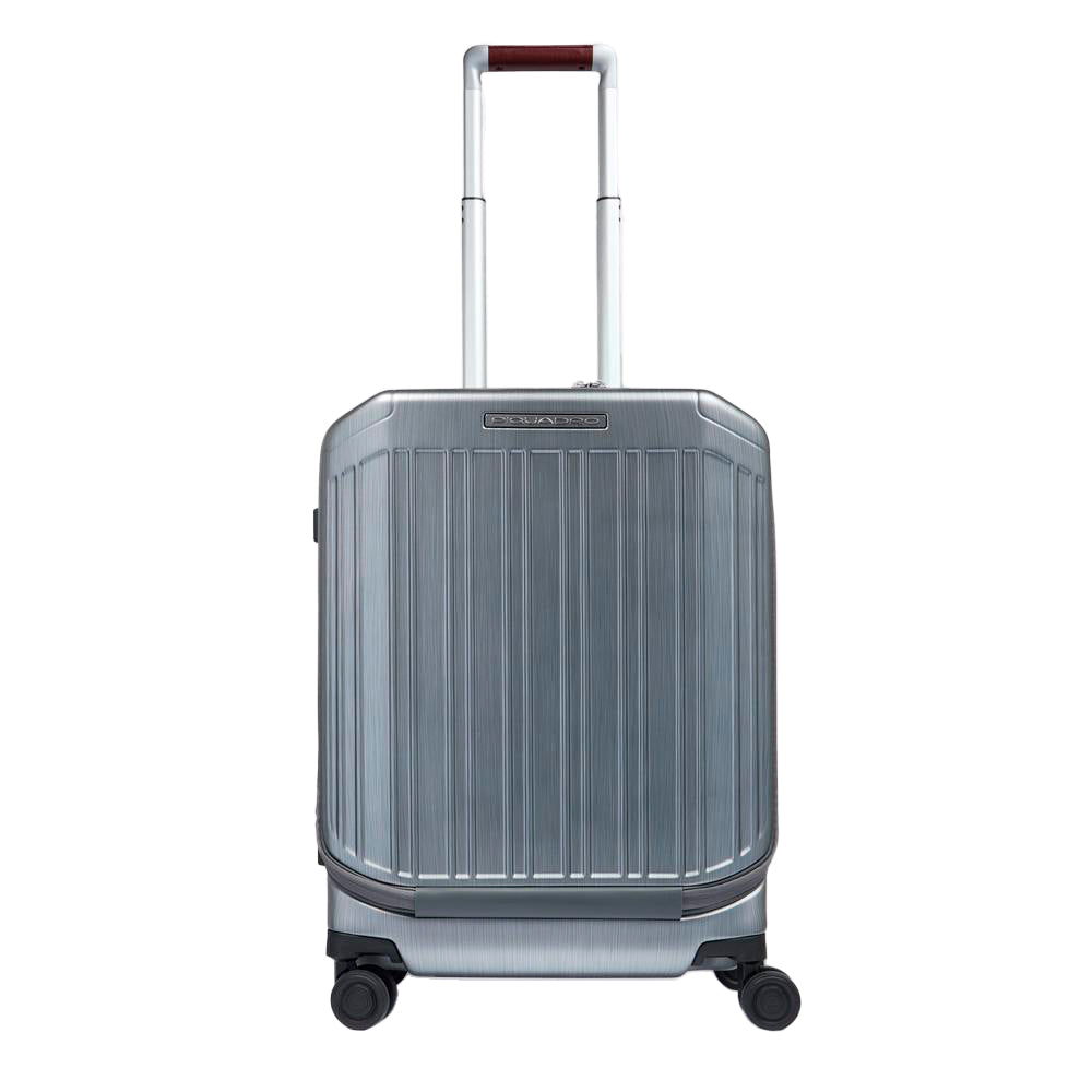 Piquadro PQ-Light Trolley Kabine 17,3 Zoll 4 Rollen