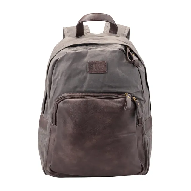 Lightpak Sensation Rucksack grau-braun Canvas 15 Zoll