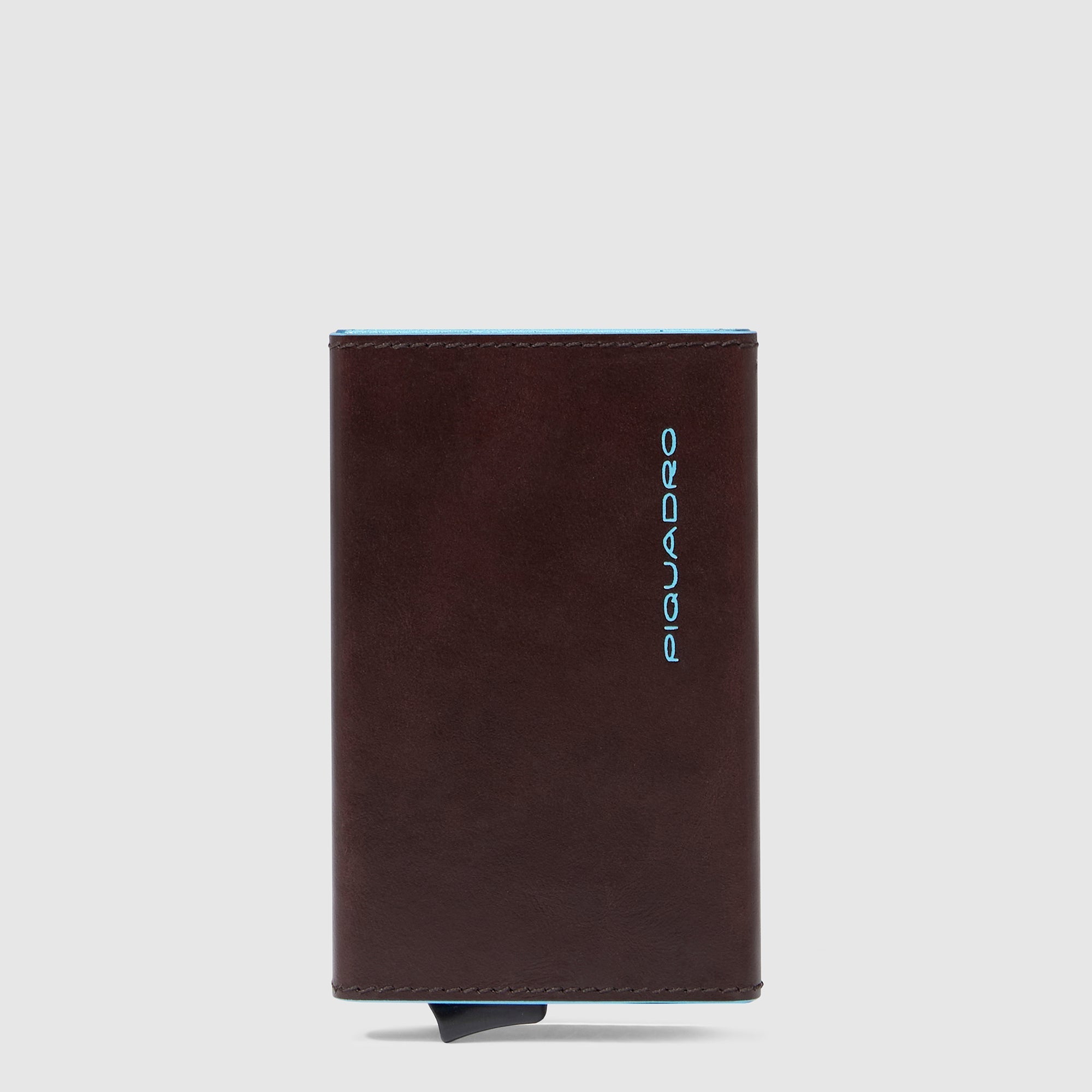 Piquadro Black Square Kreditkartenetui Sliding RFID schwarz