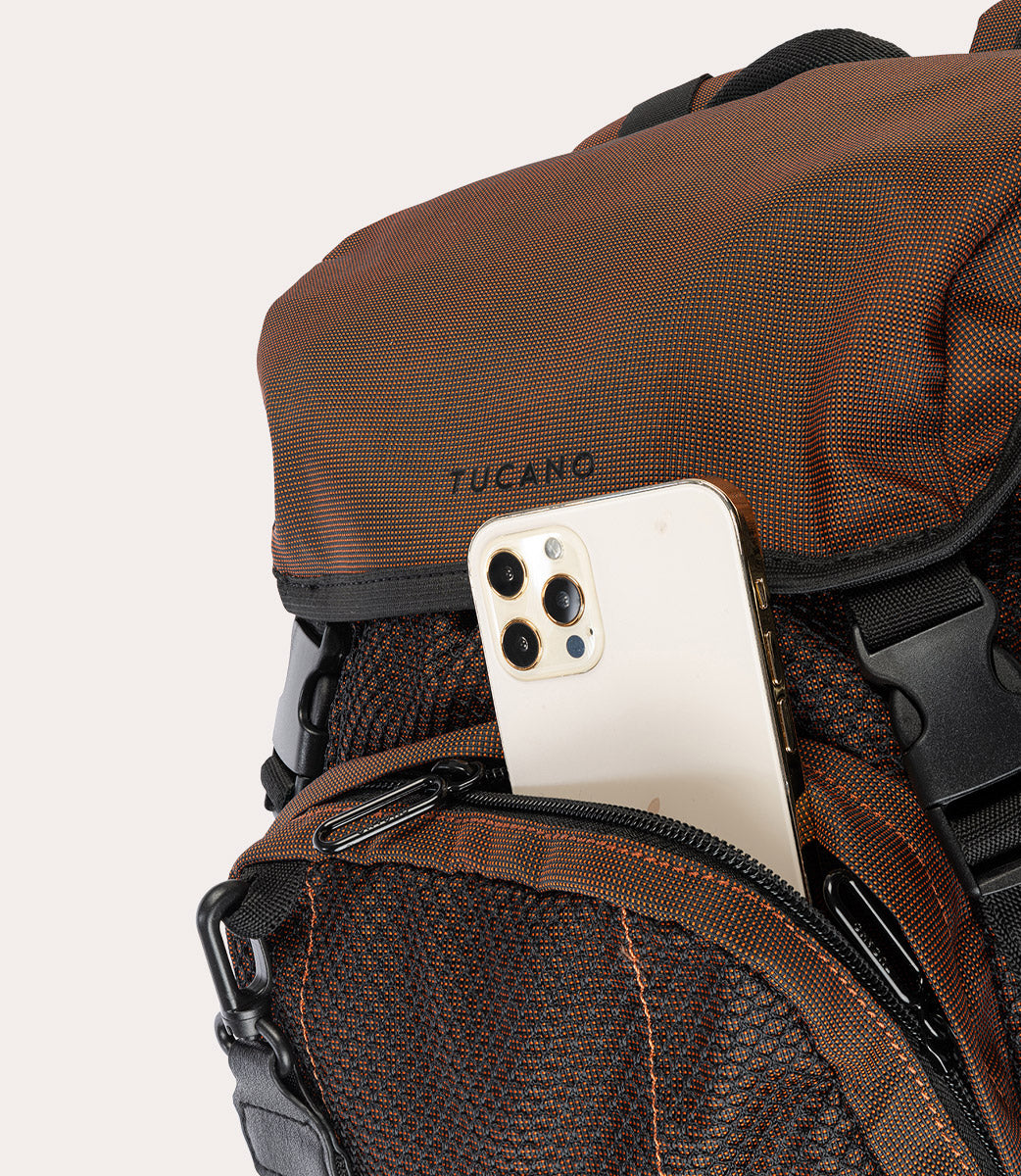 Tucano Goal Rucksack 14 Zoll Grau recycelt Laptopfach