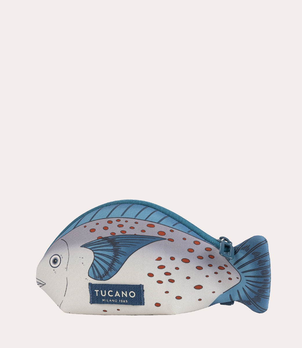 Tucano Schizzo Pouch 3D Pesce Beautycase Fisch Neopren