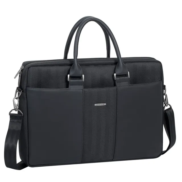 RIVACASE Prater 8135 Laptoptasche 15,6 Zoll Schwarz Slim