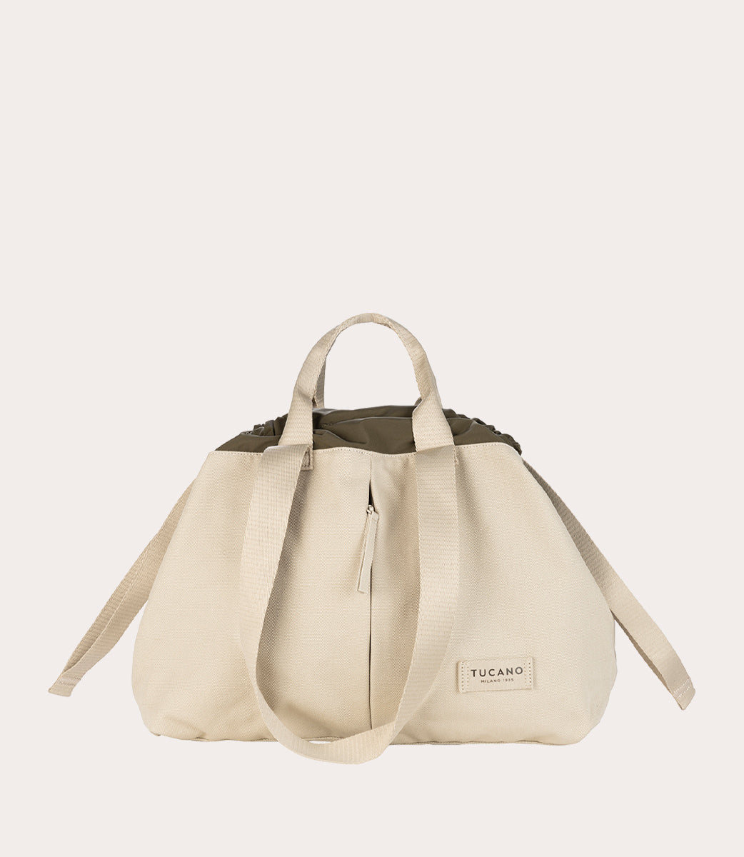 Tucano Carry Shopper Medium Tasche 21L Beige Canvas