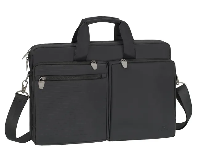 RIVACASE Regent Notebooktasche 16 Zoll Laptoptasche Schwarz