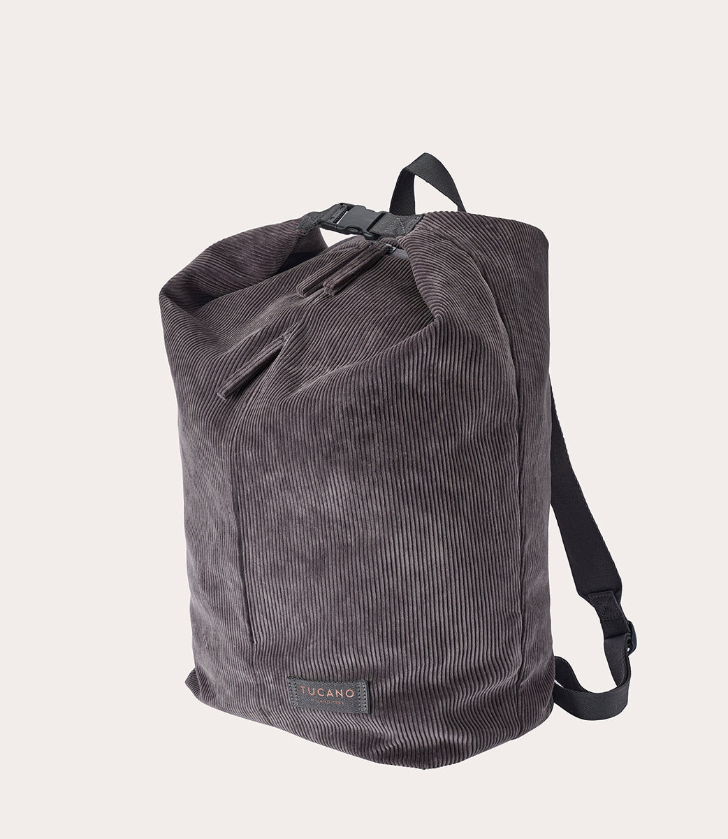 Tucano Carry Cord-Rucksack Grün Samt Recycling