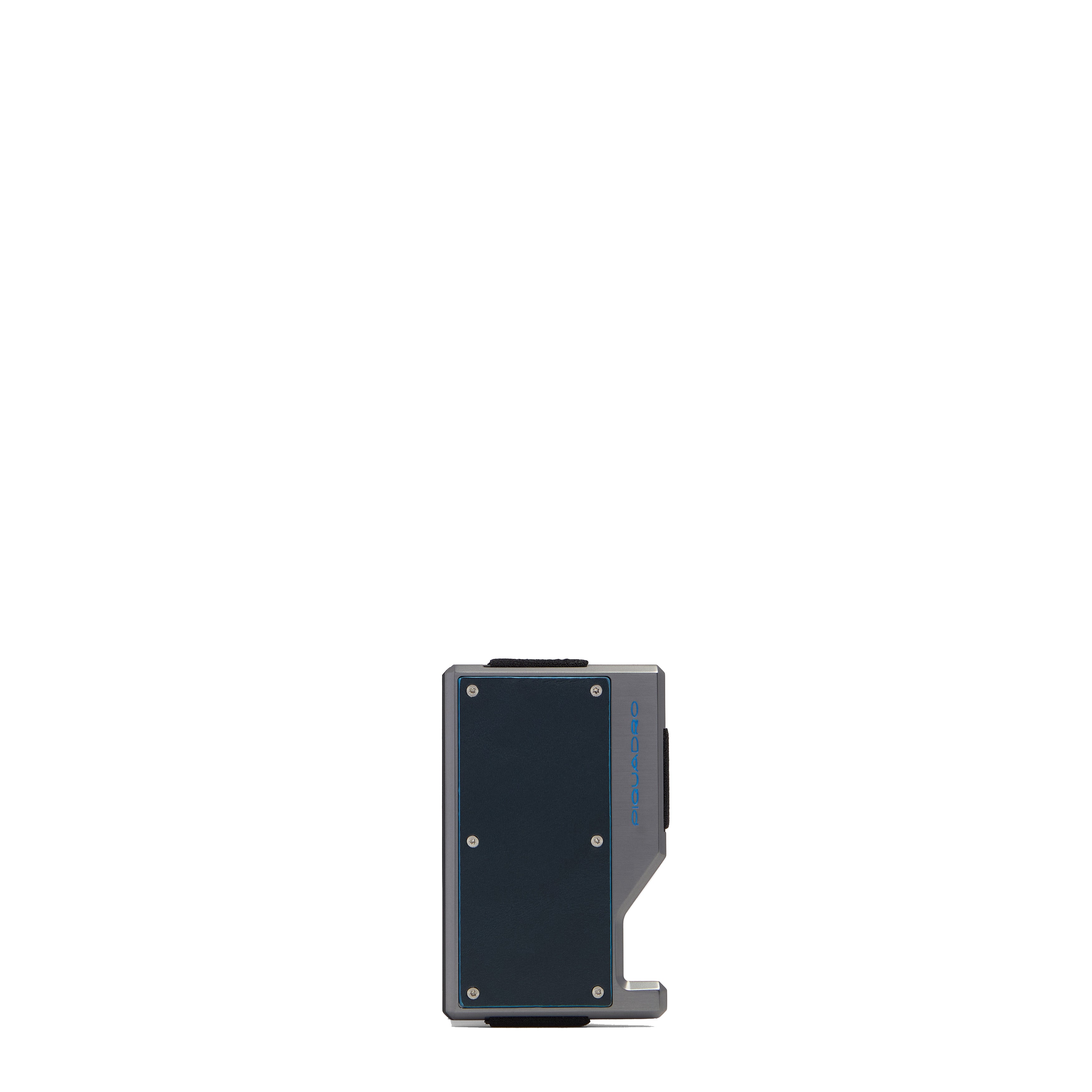 Piquadro BagMotic Kartenetui MagSafe Leder Schwarz