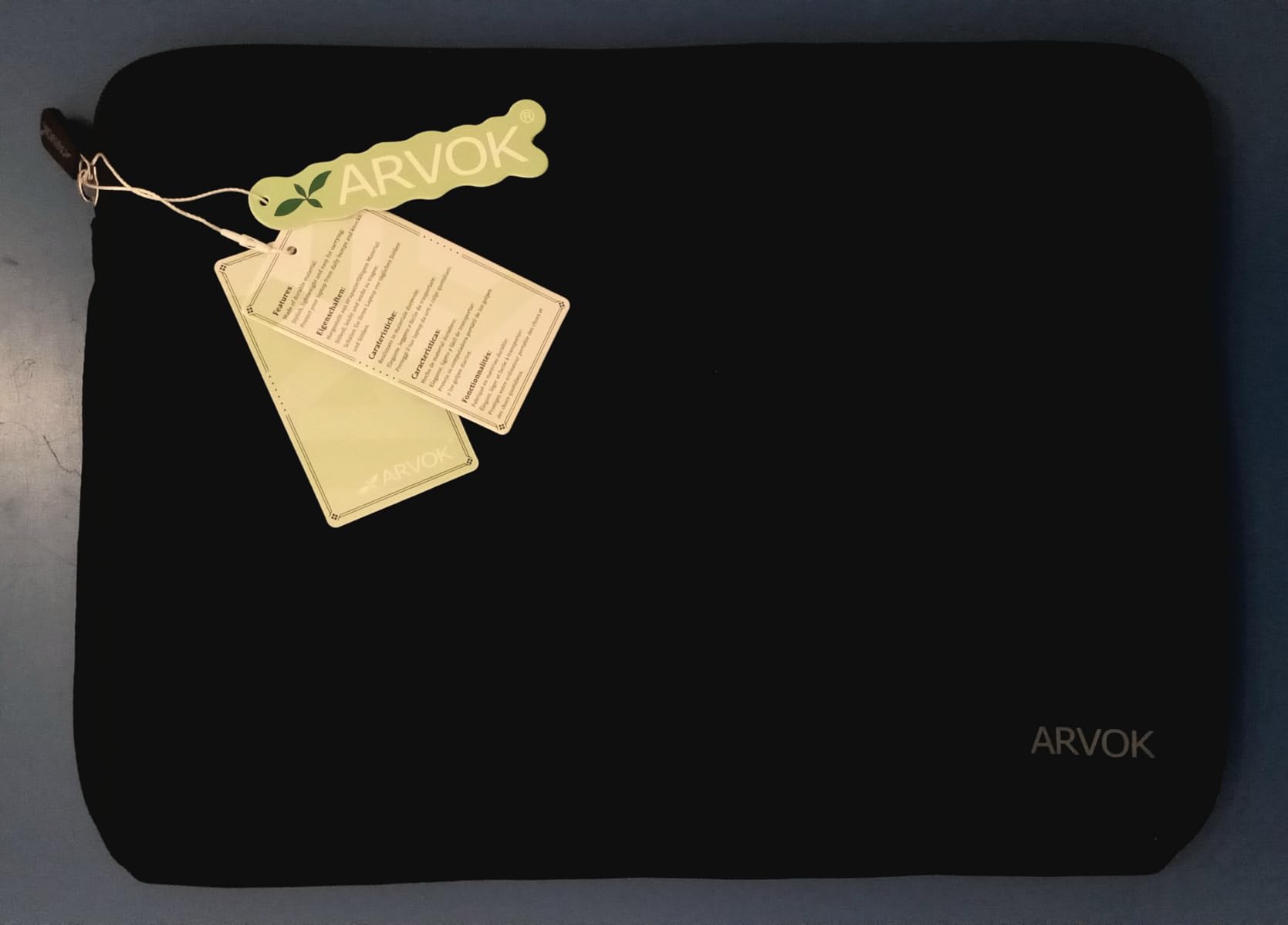 Arvok Basic Laptop Sleeve 17 Zoll Neopren Schwarz wasserdicht