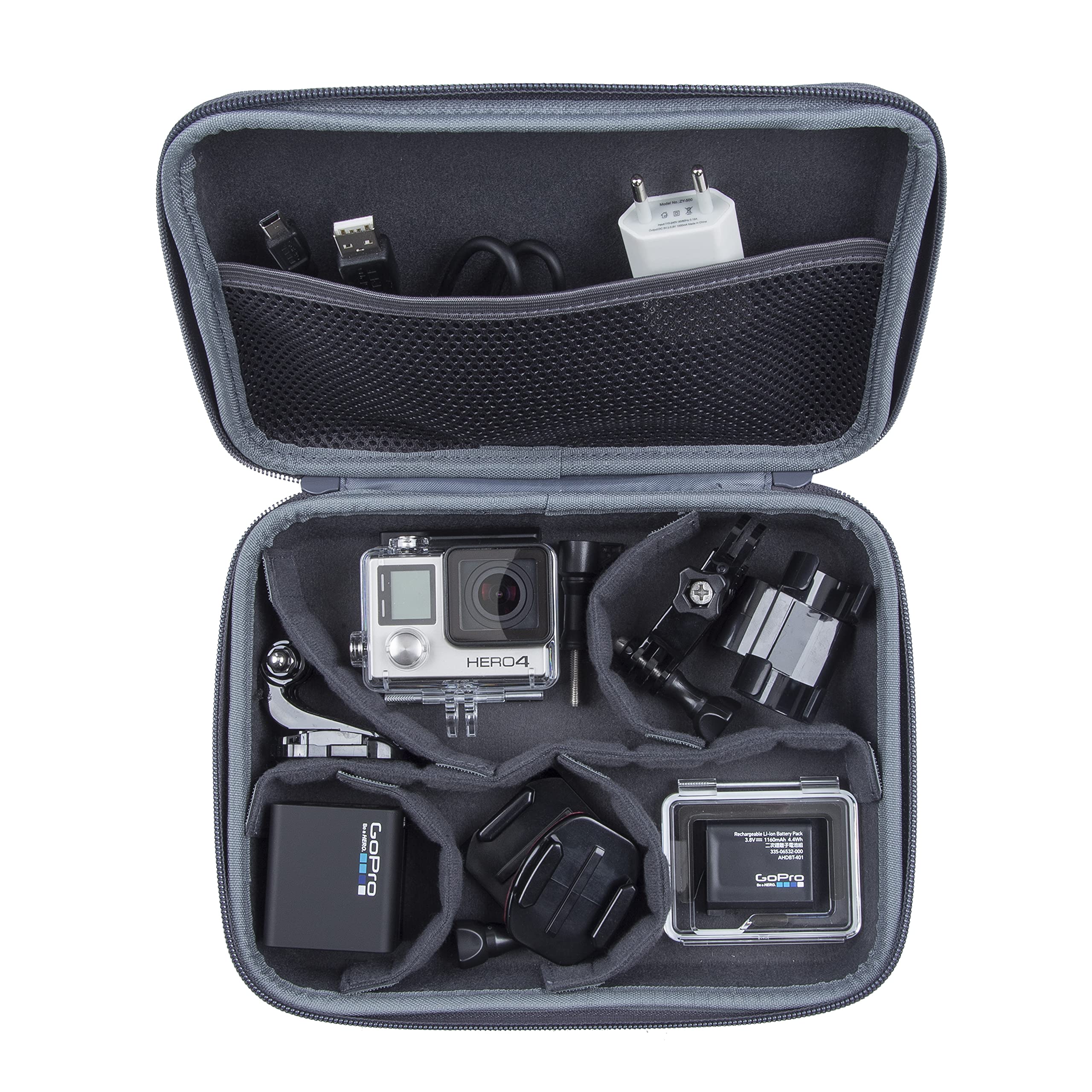 RIVACASE Hyde Action-Kamera Tasche grau wasserdicht
