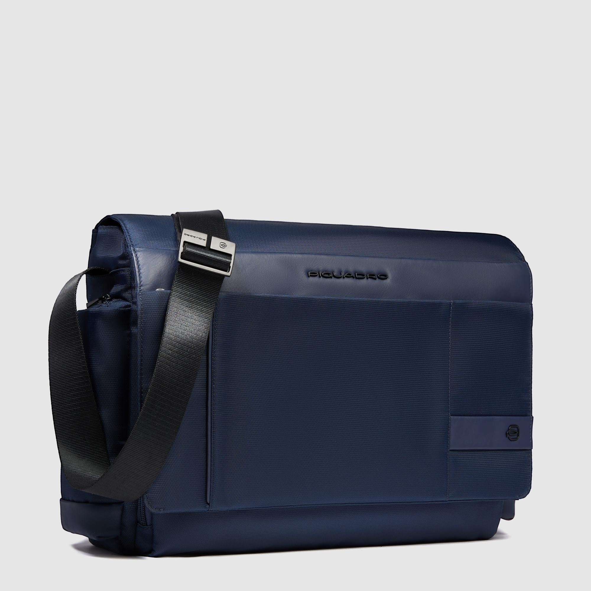 Piquadro Brief Messenger Laptoptasche 15,6 Zoll schwarz