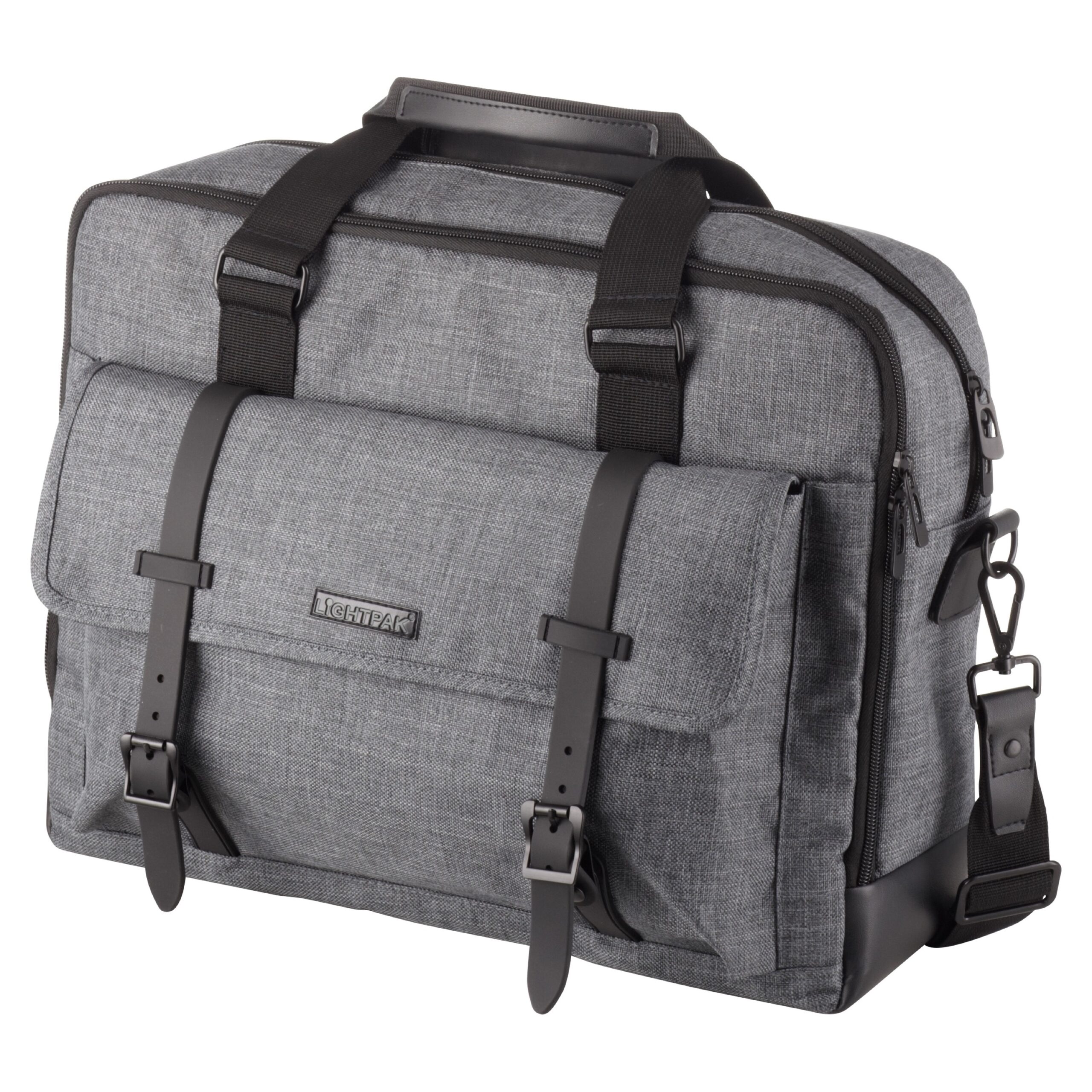 Lightpak Laptoptasche TWYX Umhängetasche grau Laptop