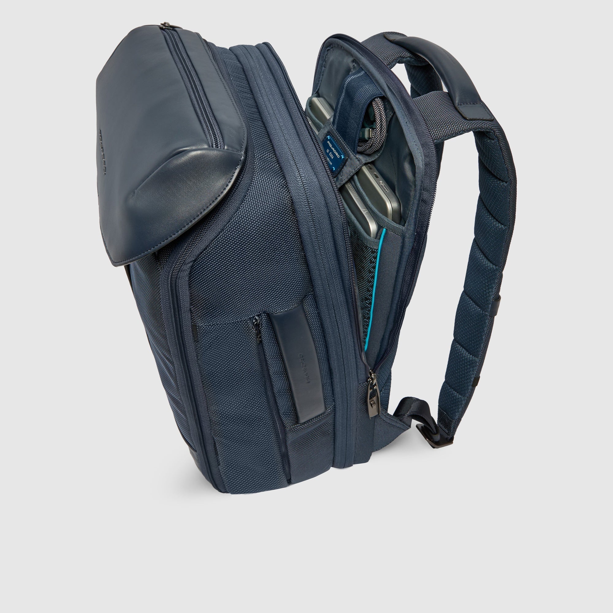 Piquadro Rover PQ6 Laptop-Rucksack 15,6 Zoll Schwarz