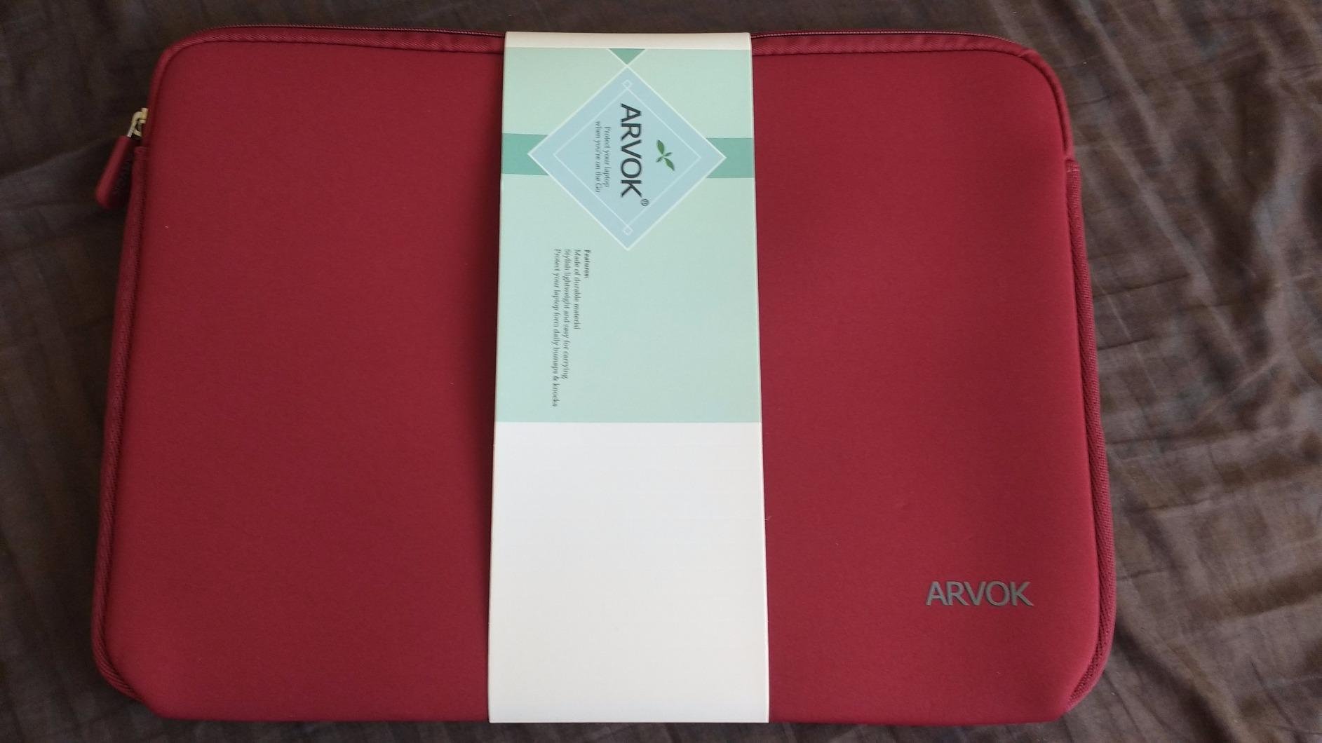 ARVOK Basic 15,6 Zoll Laptop Sleeve Neopren Hülle wasserabweisend