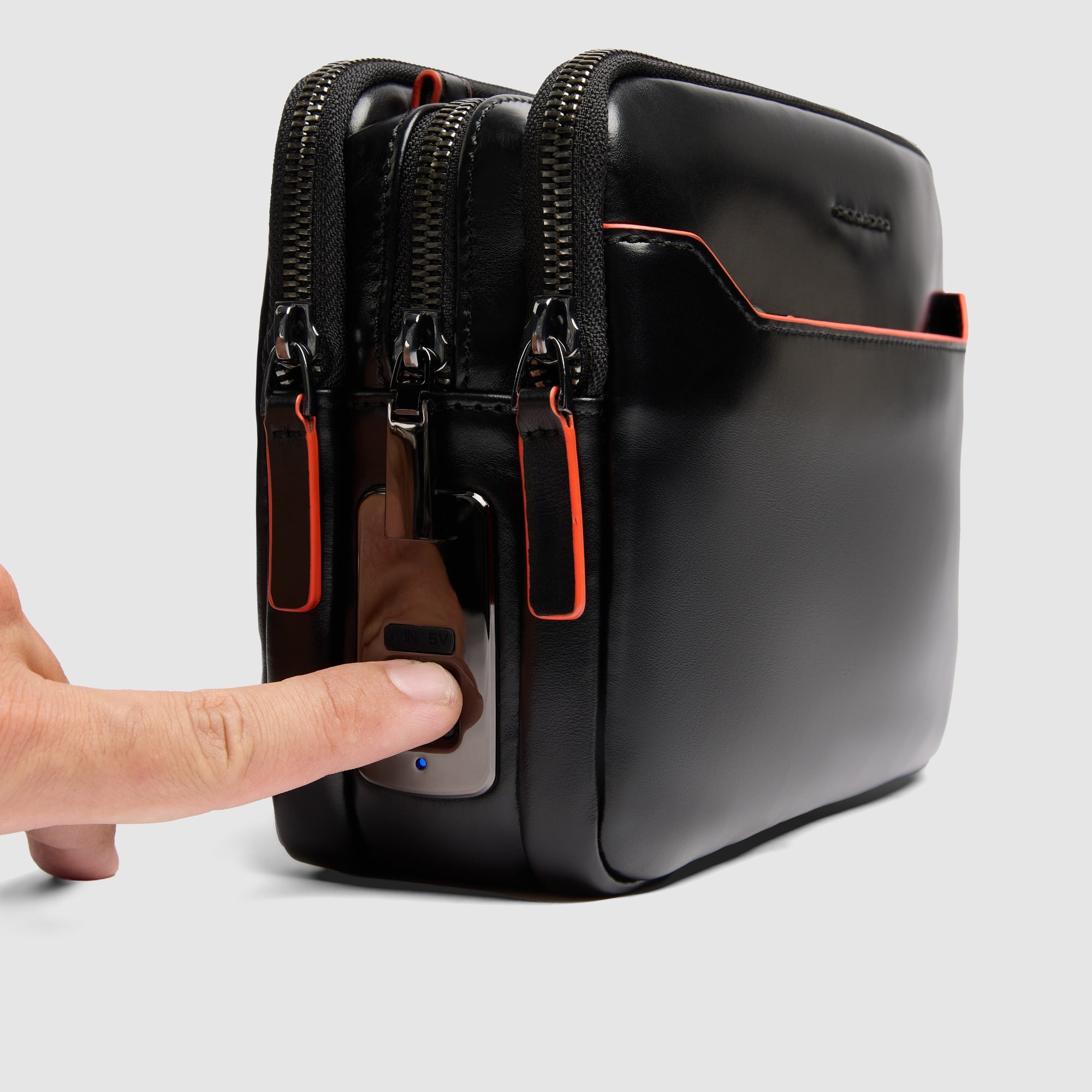Piquadro Modus Pochette Herren Fingerabdruck iPad mini