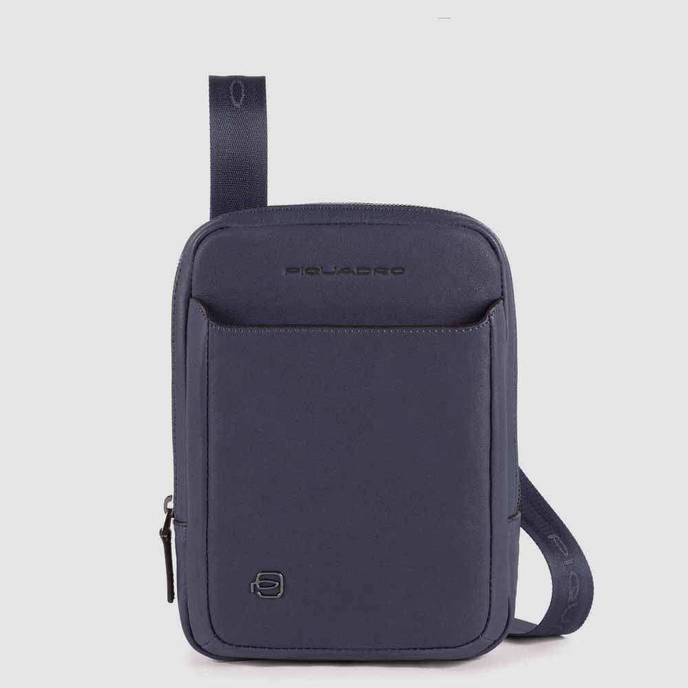 Piquadro Urban Borsello Herrentasche Leder schwarz klein
