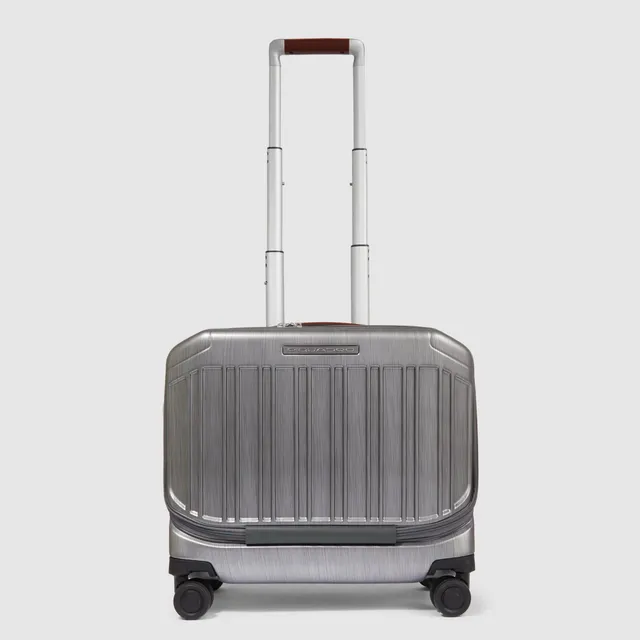 Piquadro PQLP Pilotenkoffer Trolley 15,6 Zoll Schwarz