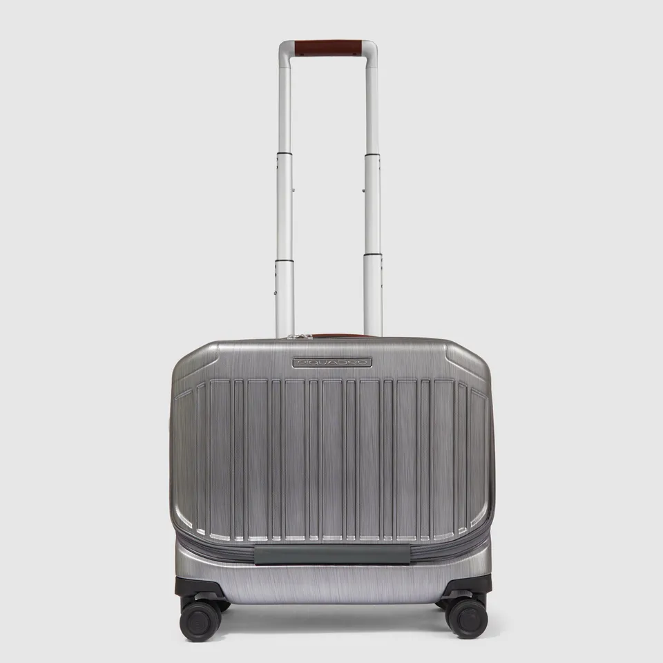 Piquadro PQLP Pilotenkoffer Trolley 15,6 Zoll Schwarz