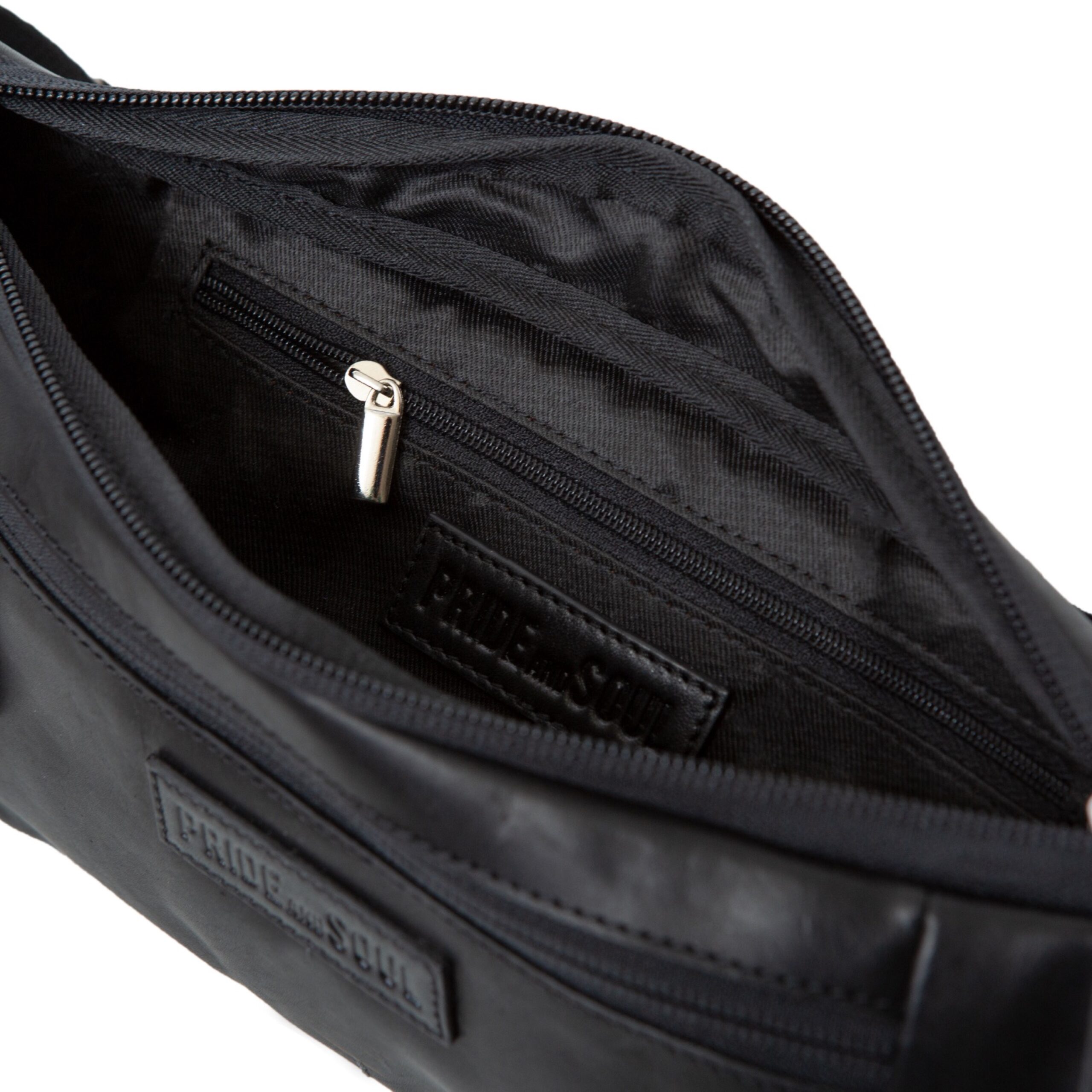 Lightpak STREET Gürteltasche Schwarz Leder 33 cm