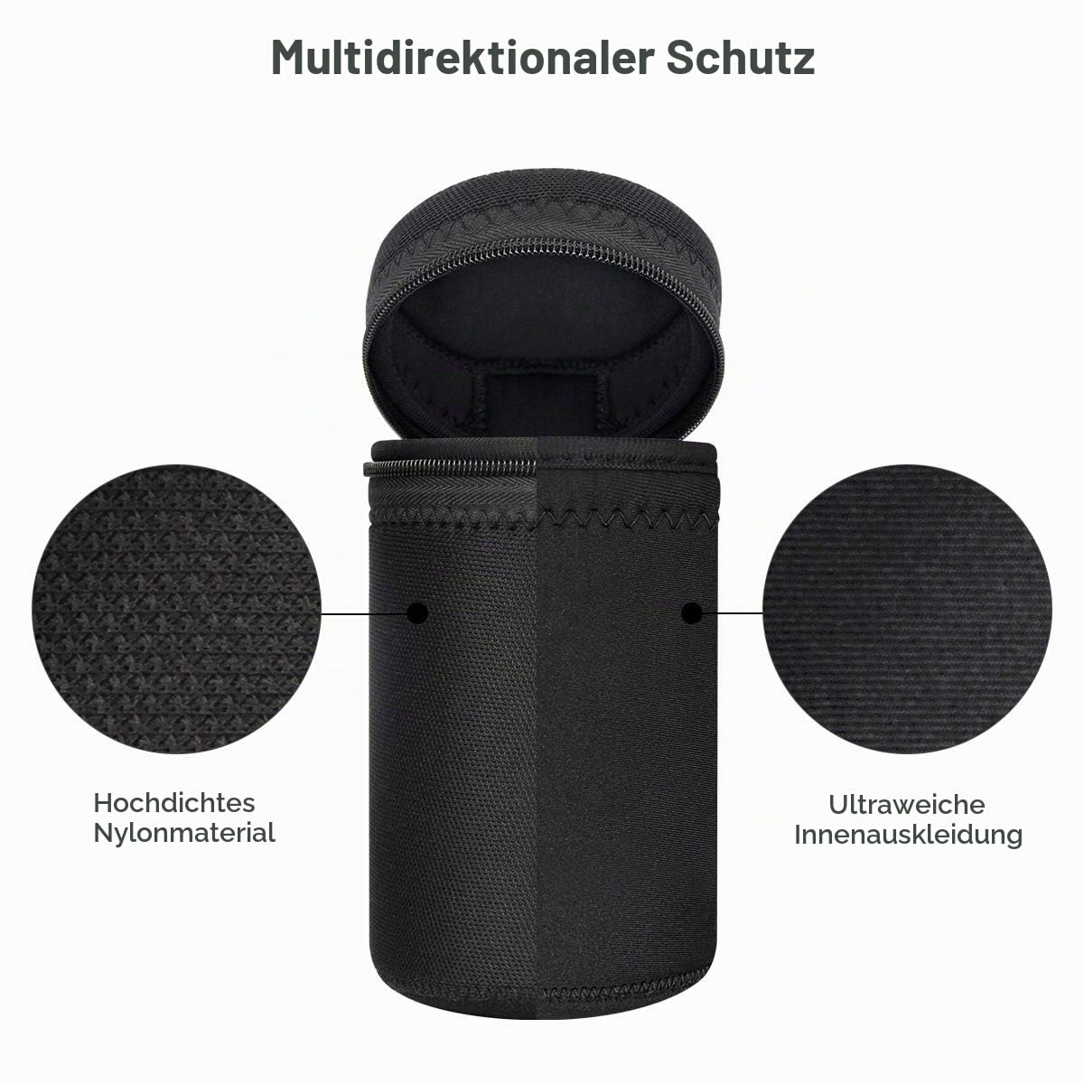 ARVOK Travel Accessories Objektivtasche 4er-Set Neopren S-XL