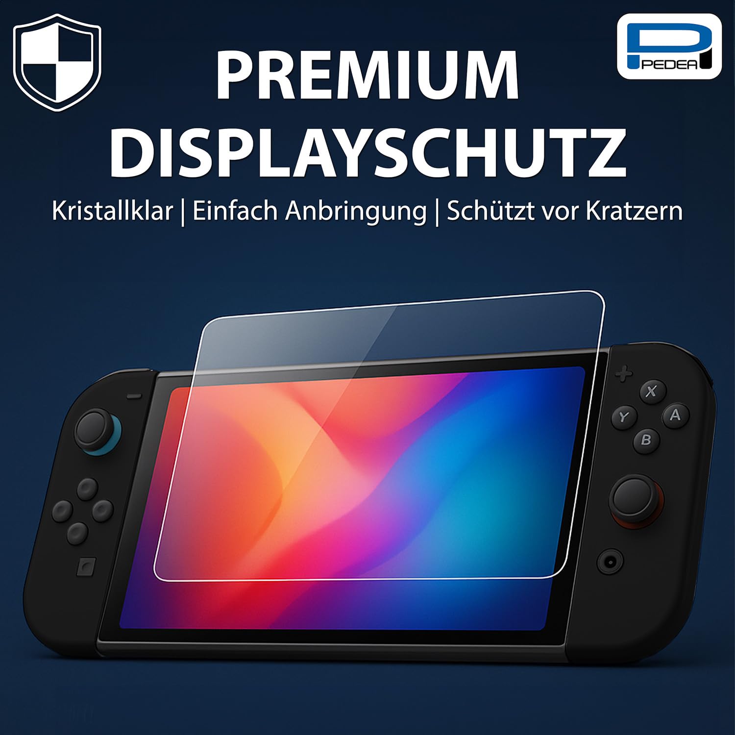 Pedea Panzerglas Schutzfolie Nintendo Switch 2 9H klar