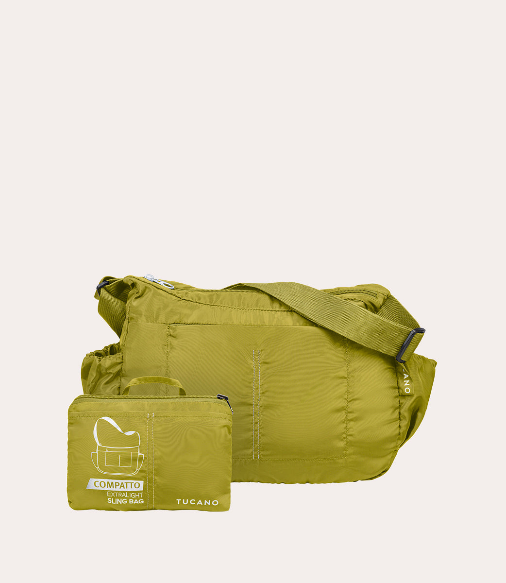 Tucano Compatto Eco Sling Umhängetasche Blau faltbar