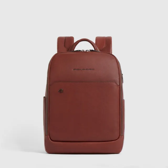Piquadro Blue Square Reise-Rucksack 13 Zoll Cognac