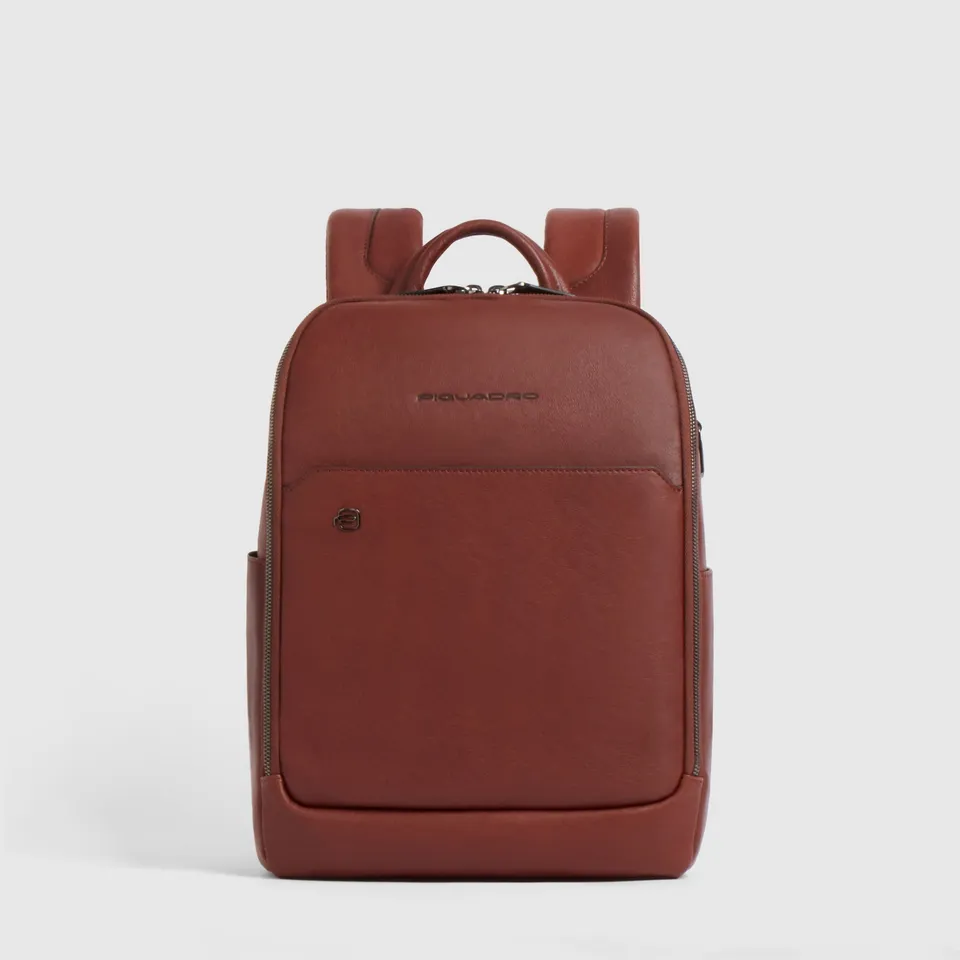 Piquadro Blue Square Reise-Rucksack 13 Zoll Cognac