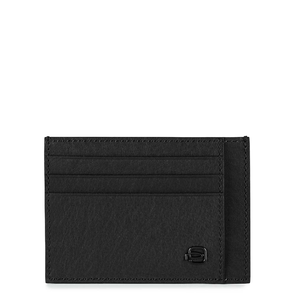 Piquadro Black Square Kreditkartenetui Leder braun RFID