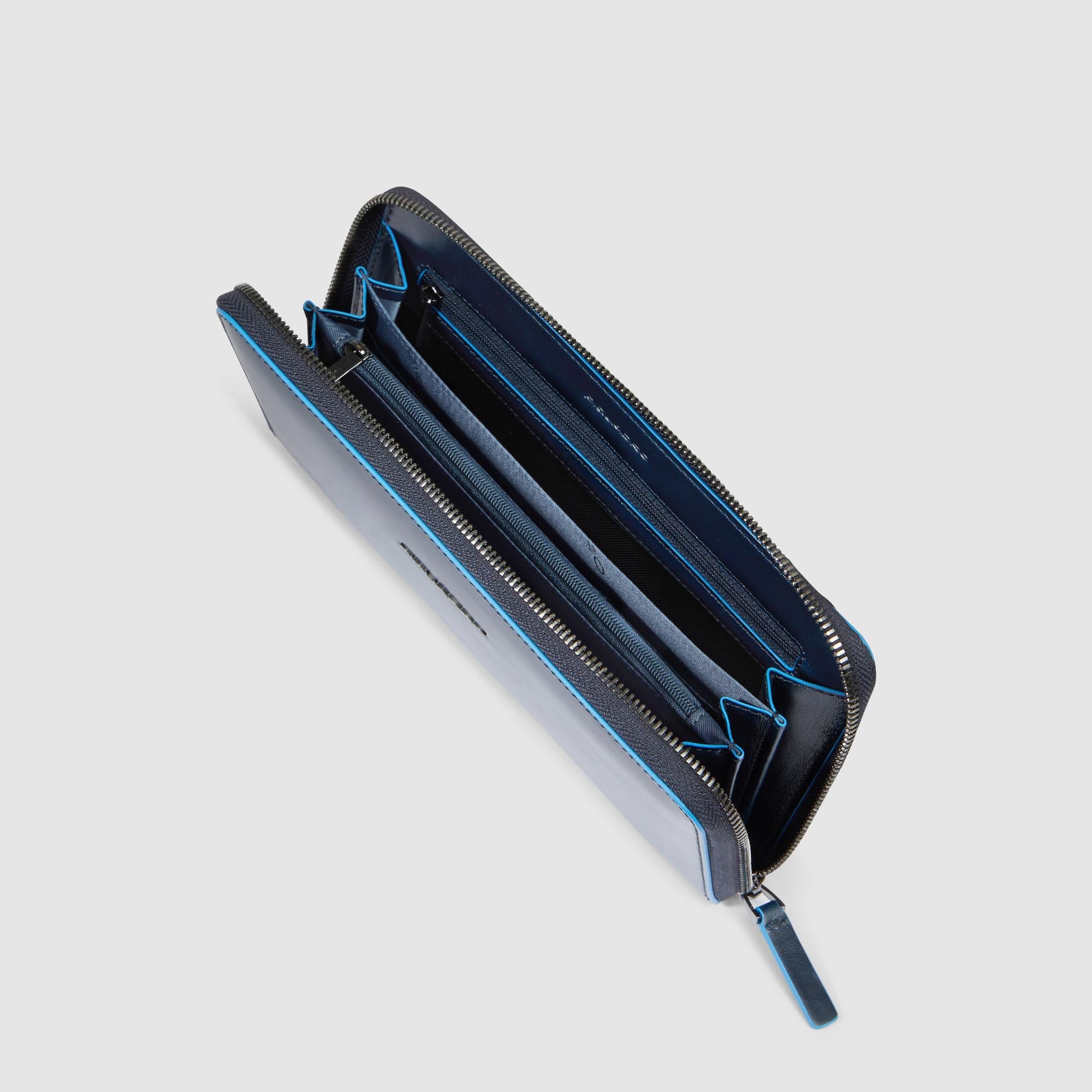 Piquadro Urban Pochette Leder schwarz Umhängetasche
