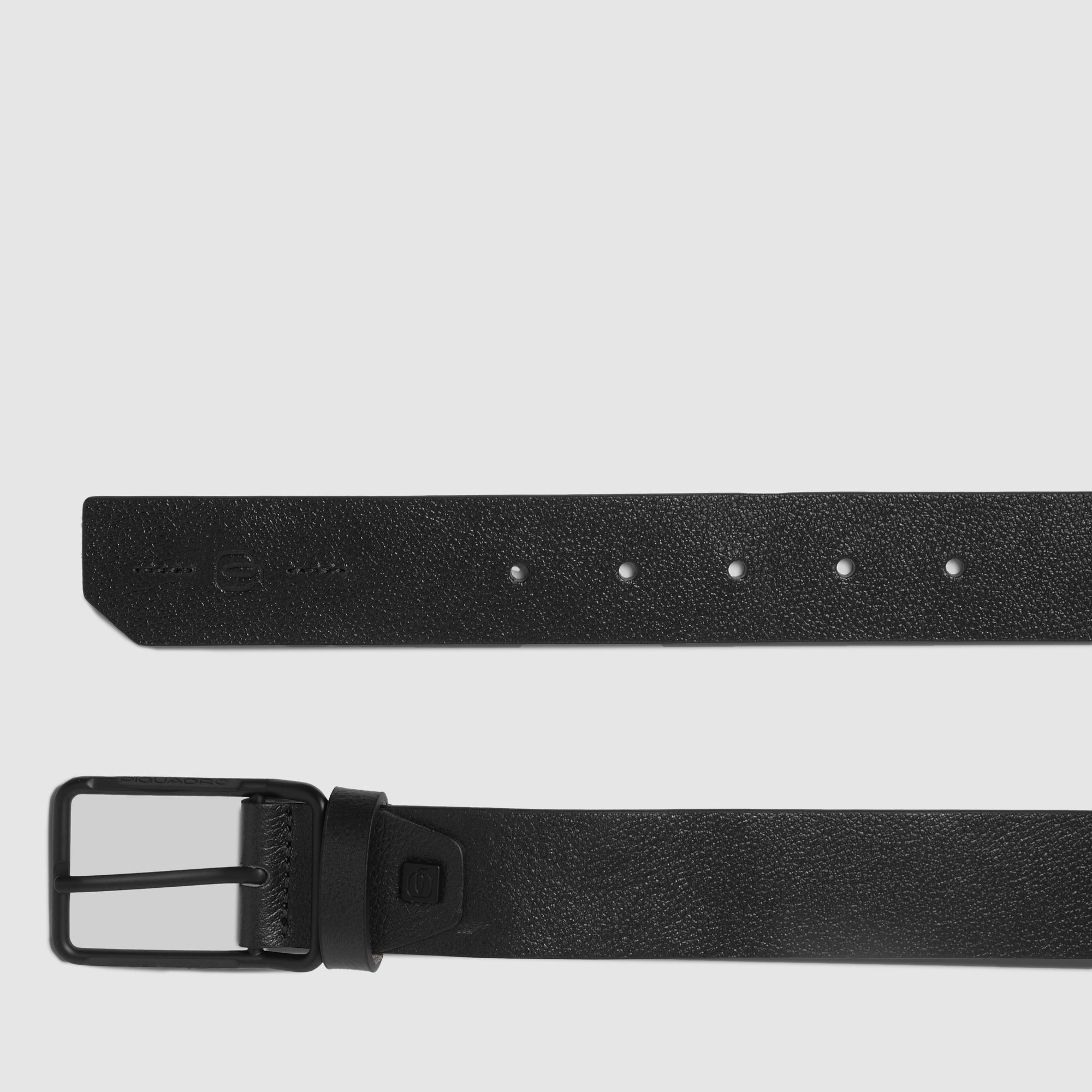 Piquadro Blue Square Gürtel Herren Leder blau Dornschließe