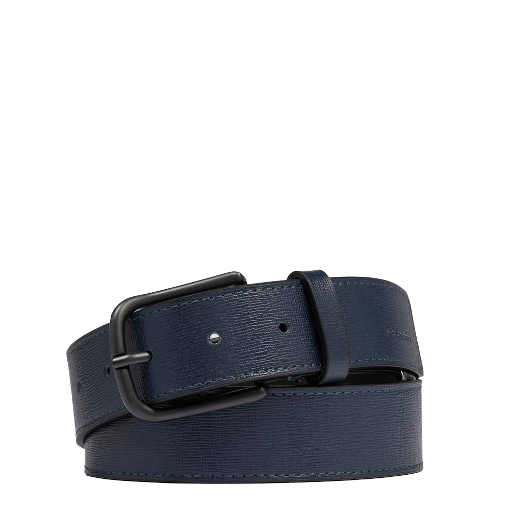Piquadro Blue Square Ledergürtel Herren BLU Dornschließe