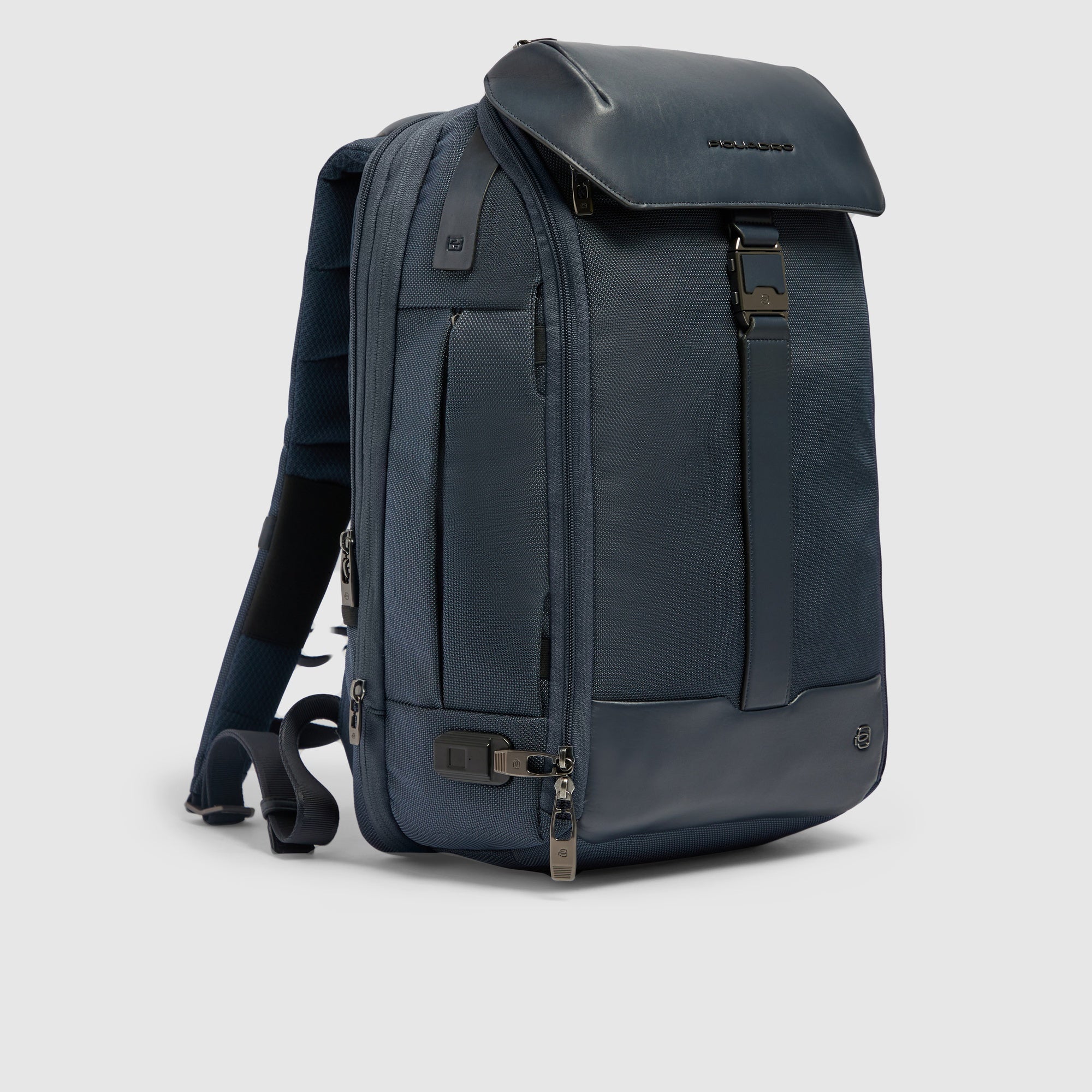 Piquadro Rover PQ6 Laptop-Rucksack 15,6 Zoll Schwarz