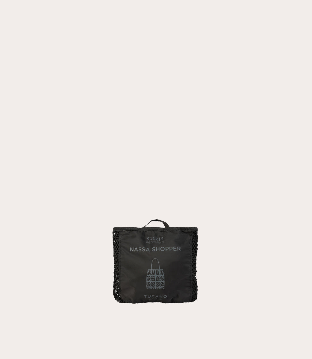Tucano Nassa Kitchen Shopper faltbar Netz Schwarz