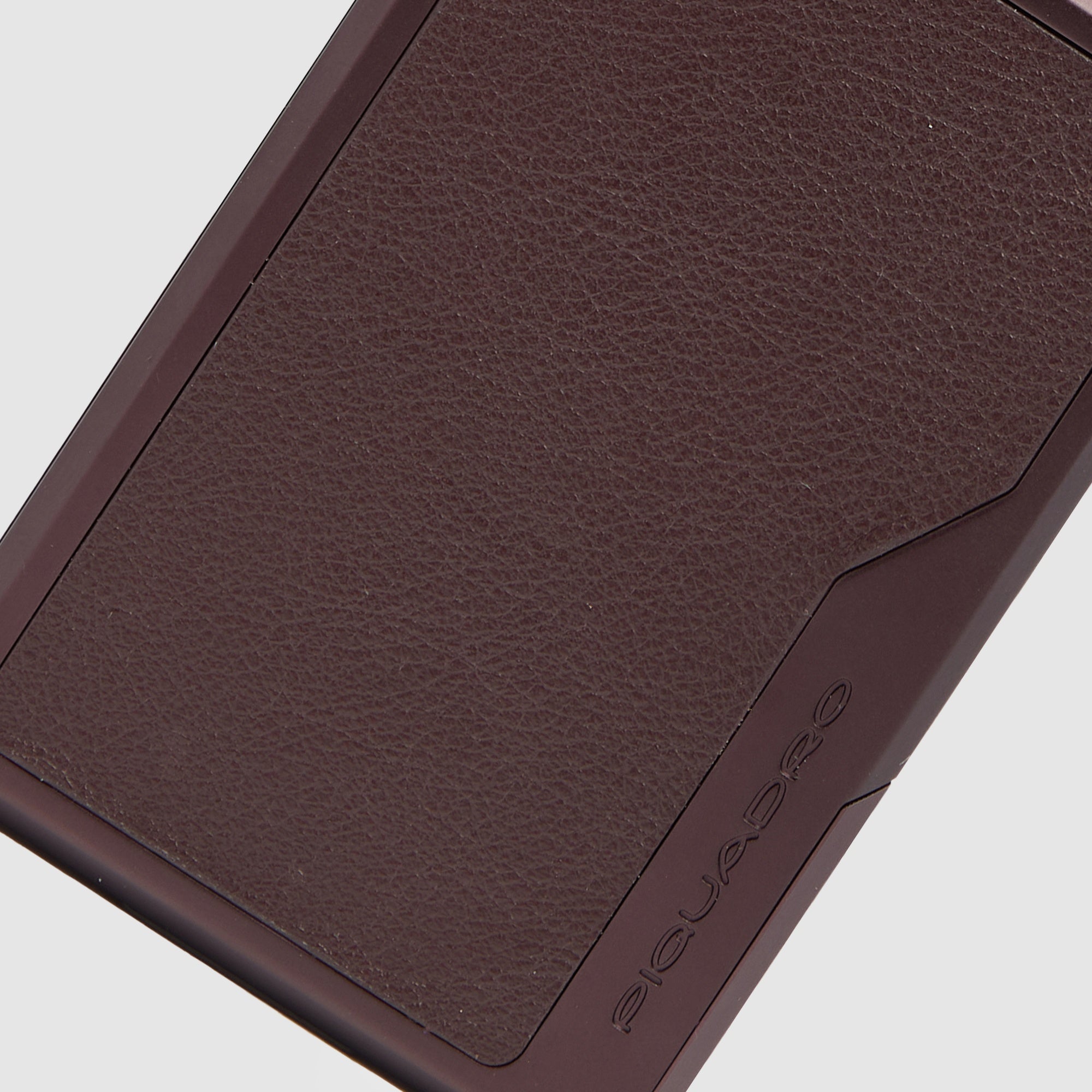 Piquadro Harper Kartenetui MagSafe Damen Leder Bordeaux