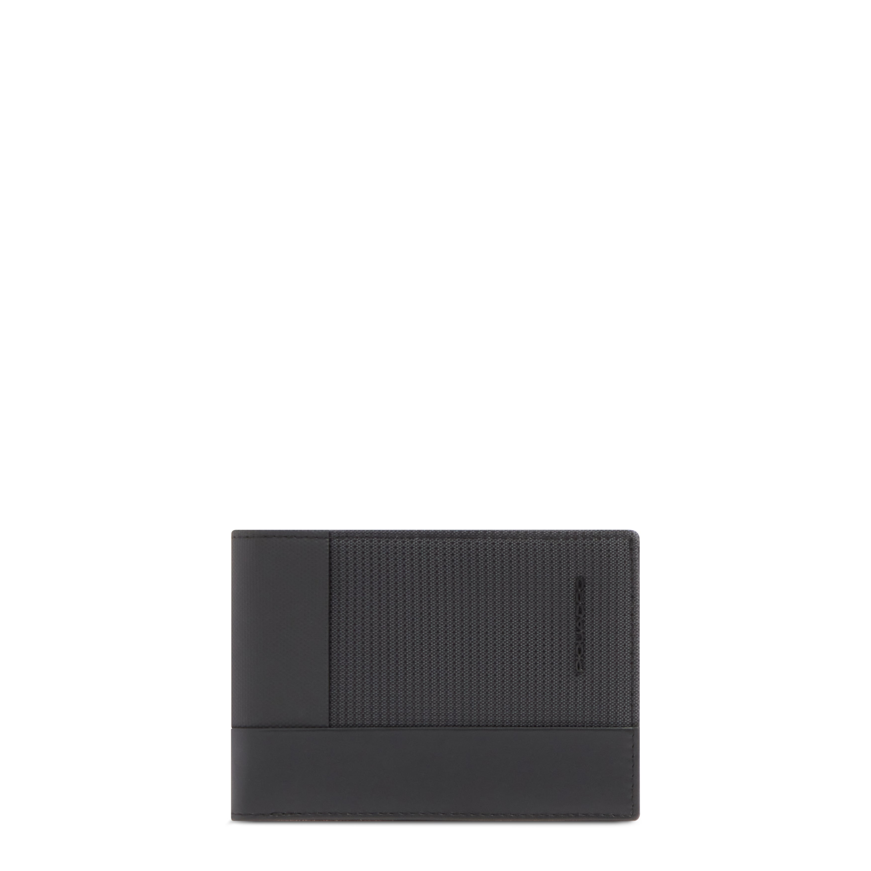 Piquadro Blue Square Geldbörse Herren schwarz Leder
