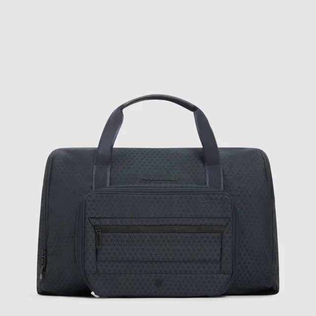 Piquadro Corner 2.0 Reisetasche Faltbar Blau Recycelt