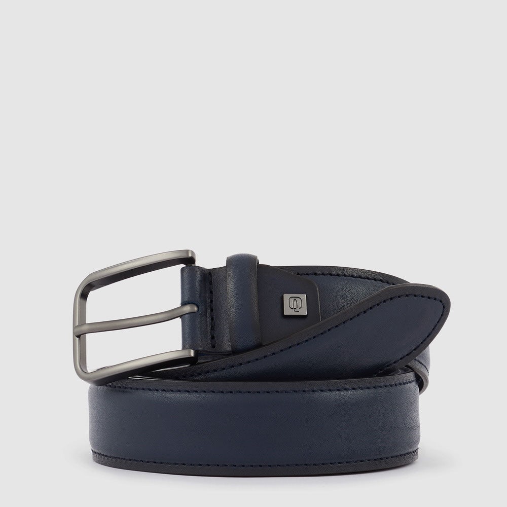 Piquadro Blue Square Gürtel Herren Leder Dornschließe