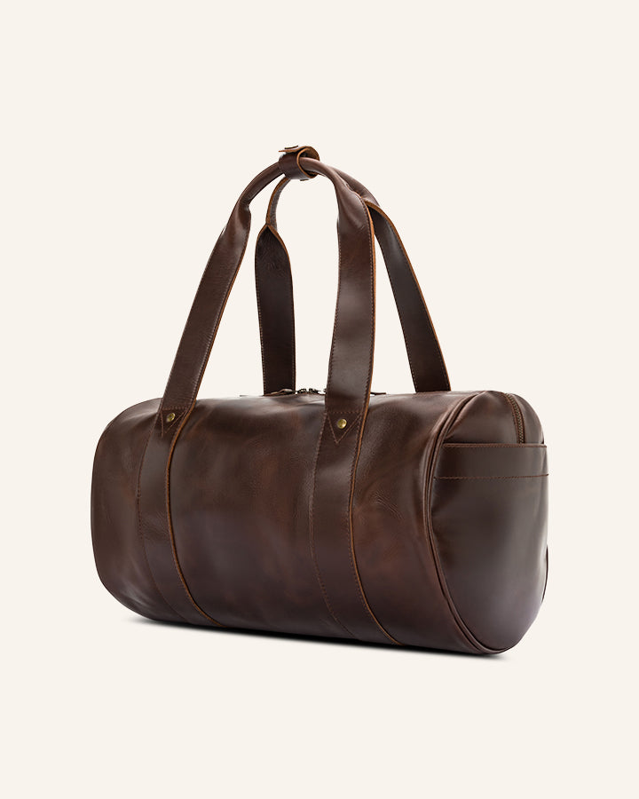 Buckle & Seam Chap Duffle Bag Leder Braun 16,5L