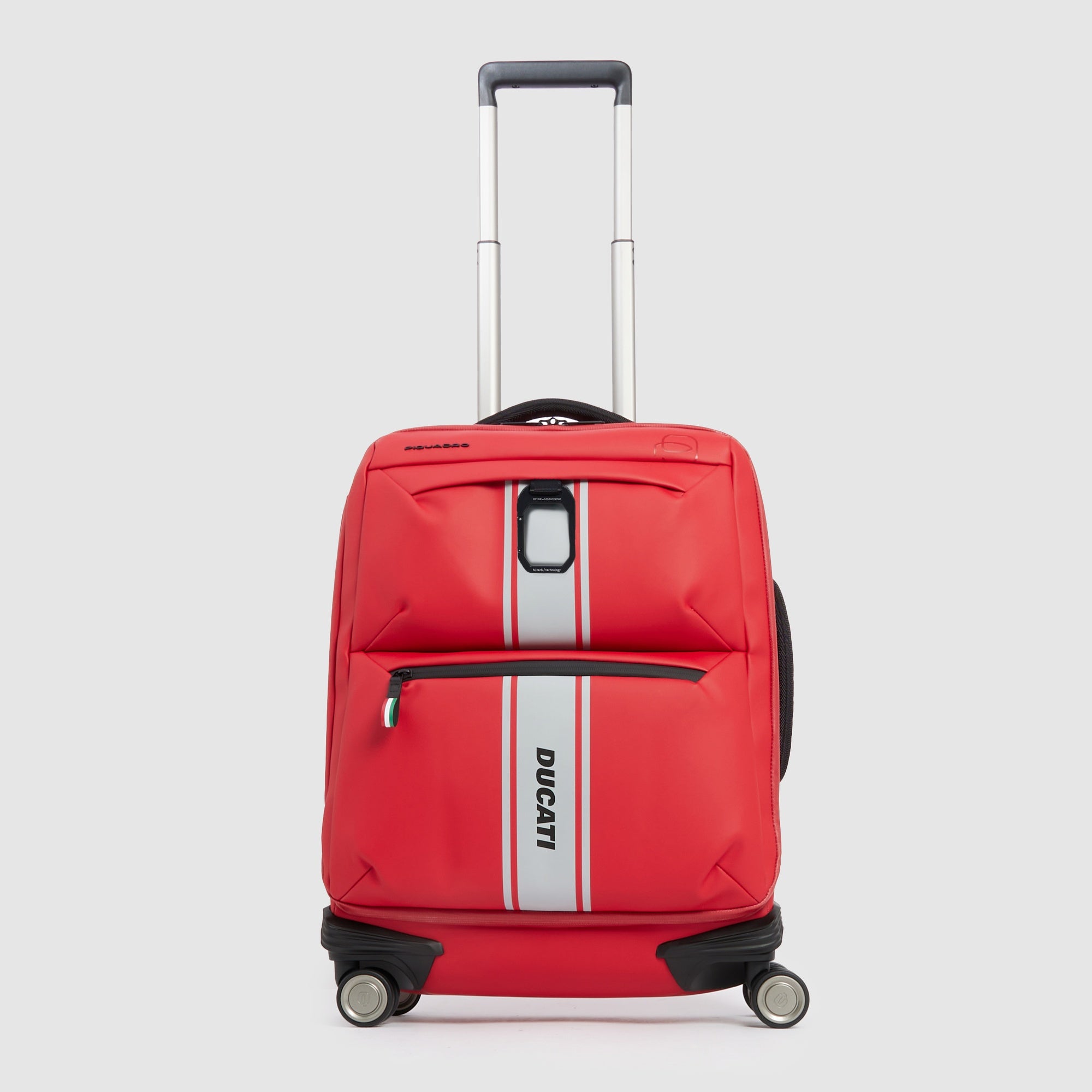 Piquadro x Ducati Cabin Trolley Slim Schwarz 15,6 Zoll