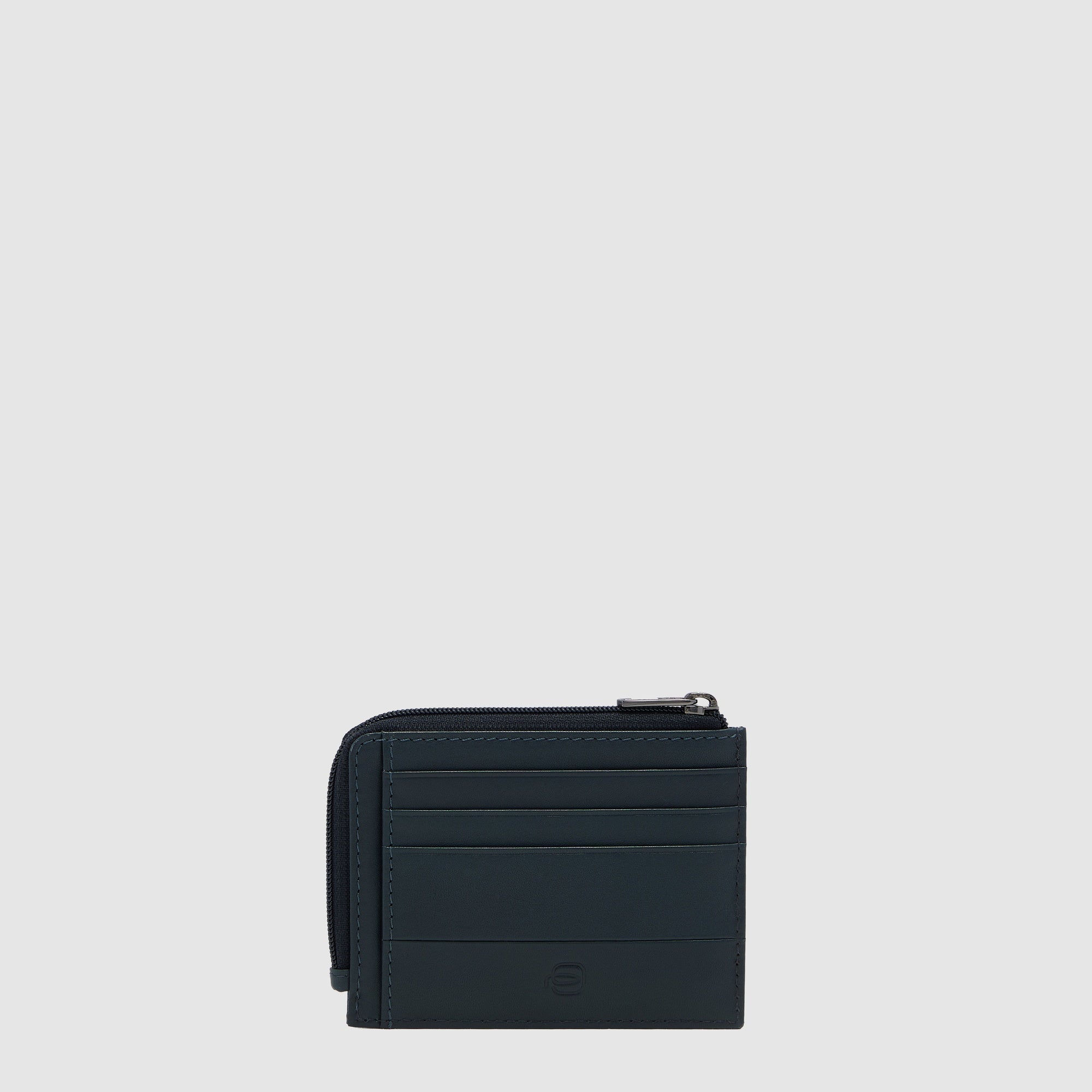 Piquadro Blue Square Geldbörse Herren Leder Kartenfach blau