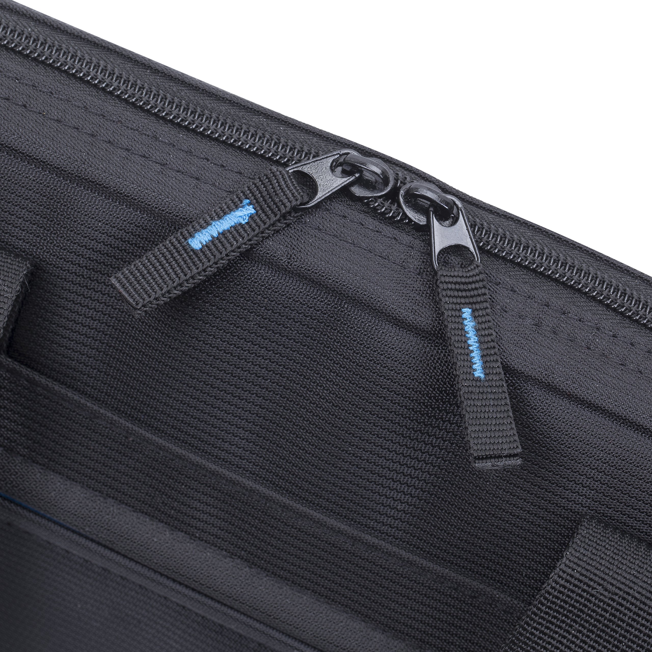 RIVACASE Prater Laptoptasche 15,6 Zoll Schwarz-Blau kompakt
